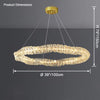 WOMO Crystal Ring Led Chandelier-WM2581 thumbnail