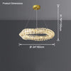 WOMO Crystal Ring Led Chandelier-WM2581 thumbnail