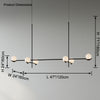 WOMO Adjustable Glass Ball Chandelier-WM2584 thumbnail