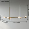 WOMO Adjustable Glass Ball Chandelier-WM2584 thumbnail