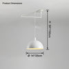 WOMO Glass Dome Offset Pendant Light-WM2591 thumbnail