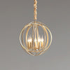 WOMO Gold Orb Cage Chandelier-WM2593 thumbnail