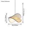 WOMO Japandi Flow Pendant Light-WM2597 thumbnail