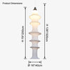WOMO Long Lantern Silk Pendant Light-WM2600 thumbnail