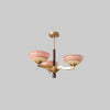WOMO Colored Glass Bowl Up Light Chandelier-WM2605 thumbnail
