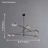 WOMO Lotus Leaf Arm Chandelier-WM2607 thumbnail