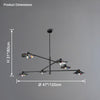 WOMO Lotus Leaf Arm Chandelier-WM2607 thumbnail