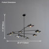 WOMO Lotus Leaf Arm Chandelier-WM2607 thumbnail