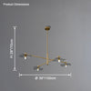 WOMO Lotus Leaf Arm Chandelier-WM2607 thumbnail