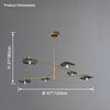WOMO Lotus Leaf Arm Chandelier-WM2607 thumbnail