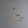 WOMO Lotus Leaf Arm Chandelier-WM2607 thumbnail