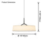 WOMO Drum Cloth Pendant Light-WM2611 thumbnail