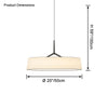 WOMO Drum Cloth Pendant Light-WM2611 thumbnail