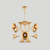 WOMO Gold Trumpet Art Deco Chandelier-WM2614 thumbnail