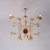 WOMO Gold Trumpet Art Deco Chandelier-WM2614 thumbnail