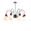 WOMO Glass Globe Arm Chandelier-WM2617 thumbnail
