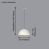 WOMO Dome Iron Pendant Light-WM2621 thumbnail