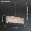 WOMO Linear Crystal Chandelier-WM2627 thumbnail