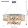 WOMO Round Crystal Chandelier-WM2630 thumbnail