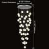 WOMO Glass Ball Rain Chandelier-WM2647 thumbnail