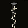 WOMO Glass Ball Rain Chandelier-WM2647 thumbnail
