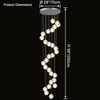 WOMO Glass Ball Rain Chandelier-WM2647 thumbnail