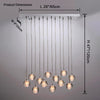 WOMO Cascading Glass Ball Dining Room Chandelier-WM2648 thumbnail