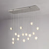 WOMO Cascading Glass Ball Dining Room Chandelier-WM2648 thumbnail