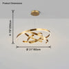 WOMO Tiered Circular Led Chandelier-WM2651 thumbnail
