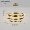 WOMO Tiered Circular Led Chandelier-WM2651 thumbnail