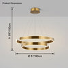 WOMO Tiered Circular Led Chandelier-WM2651 thumbnail