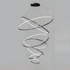WOMO Black Tiered Circular Led Chandelier-WM2652 thumbnail