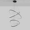 WOMO Black Tiered Circular Led Chandelier-WM2652 thumbnail