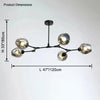 WOMO Branch Colored Glass Chandelier-WM2655 thumbnail