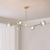 WOMO Branch Colored Glass Chandelier-WM2655 thumbnail