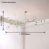 WOMO Branch Colored Glass Chandelier-WM2655 thumbnail