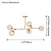 WOMO Branch Colored Glass Chandelier-WM2655 thumbnail
