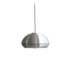WOMO Silver Fluted Dome Pendant Light-WM2660 thumbnail