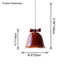 WOMO Colorful Bell Pendant Light-WM2661 thumbnail