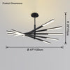 WOMO Multi Light Sticks Chandelier-WM2673 thumbnail