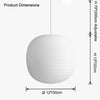 WOMO Lantern Ribbed Milk Glass Pendant Light-WM2676 thumbnail