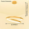 WOMO Gold Swirl Stainless Steel Chandelier-WM2708 thumbnail