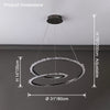 WOMO Rock Crystal Swirl Chandelier-WM2709 thumbnail