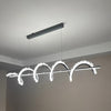 WOMO Swirl Crystal Linear Chandelier-WM2713 thumbnail