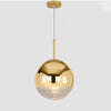 WOMO Gold Chrome Globe Pendant Light-WM2691 thumbnail