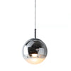 WOMO Gold Chrome Globe Pendant Light-WM2691 thumbnail
