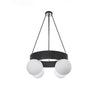 WOMO Round Frosted Glass Globe Chandelier-WM2717 thumbnail