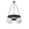 WOMO Round Frosted Glass Globe Chandelier-WM2717 thumbnail