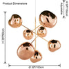 WOMO Melt Sputnik Globe Chandelier-WM2694 thumbnail
