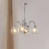 WOMO Clear Glass Globe Arm Chandelier-WM2719 thumbnail
